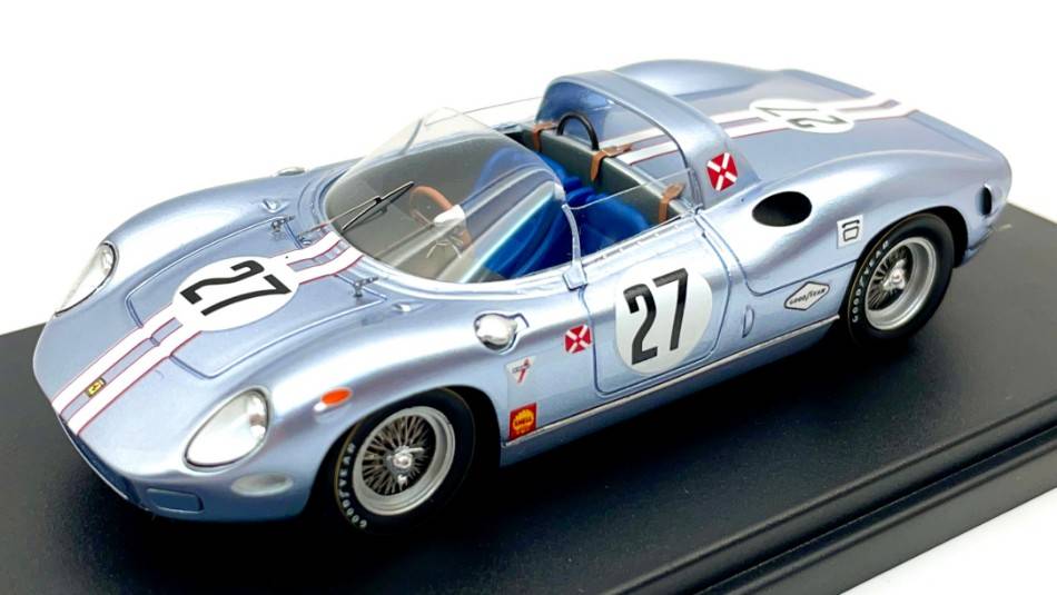 SCALE MODEL COMPATIBLE WITH FERRARI 330P N.27 12H SEBRING 1965 KOLB/FULP 1:43 LOOKSMART LSRC090