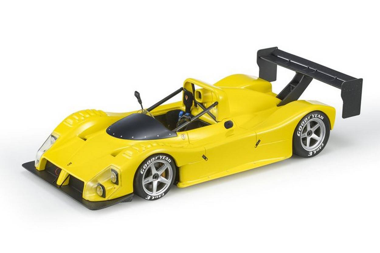 MODELLINO IN SCALA COMPATIBILE CON FERRARI 333SP 1993 YELLOW 1:18 TOPMARQUES TOP112C