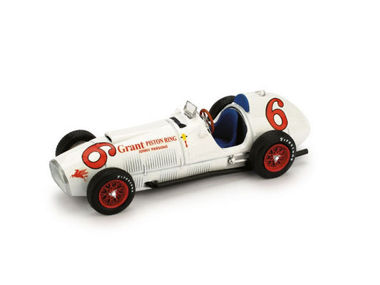 SCALE MODEL COMPATIBLE WITH FERRARI 375 J.PARSONS 1952 N.6 TESTS INDIANAPOLIS UPDATE 1:43 BRUMM BM0168