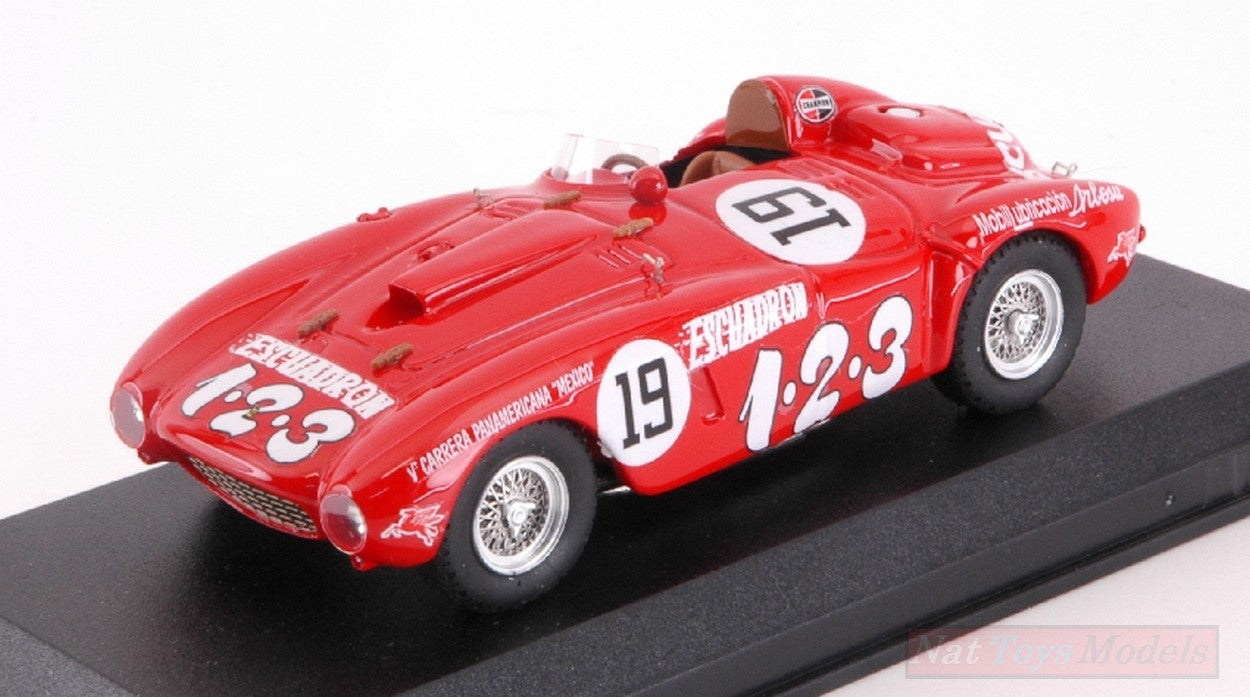 SCALE MODEL COMPATIBLE WITH FERRARI 375 PLUS N.1-2-3 WINNER CARRERA PANAMERIC.1954 U.MAGLIOLI 1:43 ART MODEL AM0405