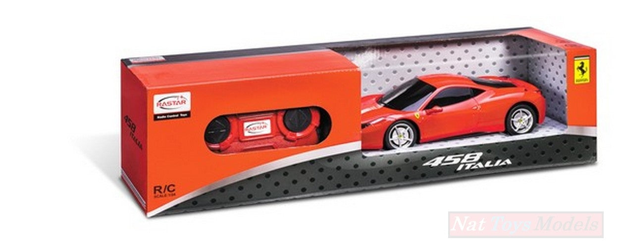 SCALE MODEL COMPATIBLE WITH FERRARI 458 ITALIA RADIO CONTROL 1:24 MONDO MOTORS MM63121