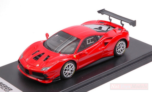 MODELLINO IN SCALA COMPATIBILE CON FERRARI 488 CHALLENGE ROSSO SCUDERIA 1:43 LOOKSMART LS476C