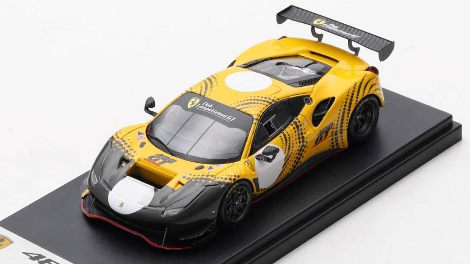 MODELLINO IN SCALA COMPATIBILE CON FERRARI 488 GT MODIFICATA 1:43 LOOKSMART LSRC077