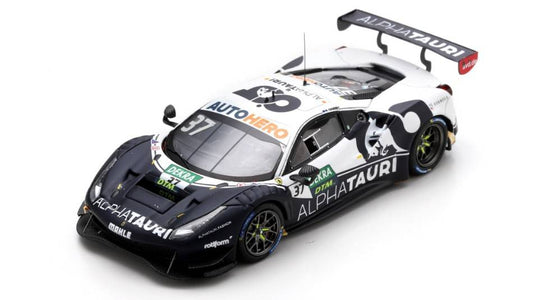 MODÈLE RÉDUIT COMPATIBLE AVEC FERRARI 488 GT3 EVO N.37 RED BULL ALPHA TAURI DTM 2022 N.CASSIDY 1:43 LOOKSMART LSRC157