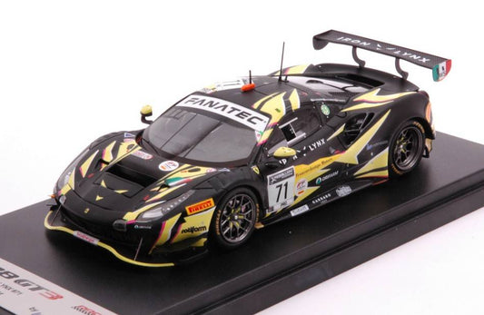 MODELLINO IN SCALA COMPATIBILE CON FERRARI 488 GT3 N.71 24H SPA 2021 FUOCO/ILOT/RIGON 1:43 LOOKSMART LSRC109