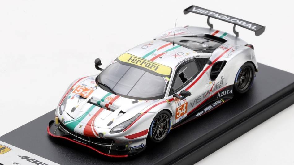 SCALE MODEL COMPATIBLE WITH FERRARI 488 GTE EVO AF CORSE N.54 LM 2022 FLOHR/CASTELLACCI/CASSIDY 1:43 LOOKSMART LSLM143