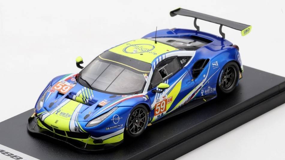 SCALE MODEL COMPATIBLE WITH FERRARI 488 GTE EVO INCEPTION RN59 LM 2022 WEST/LEDOGAR/KLEIN 1:43 LOOKSMART LSLM146