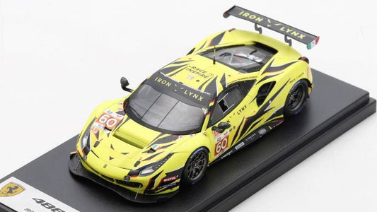 MODELLINO IN SCALA COMPATIBILE CON FERRARI 488 GTE EVO IRON LYNX N.60 LM 2022 SCHIAVONI/BALZAN/GIAMM.1:43 LOOKSMART LSLM147