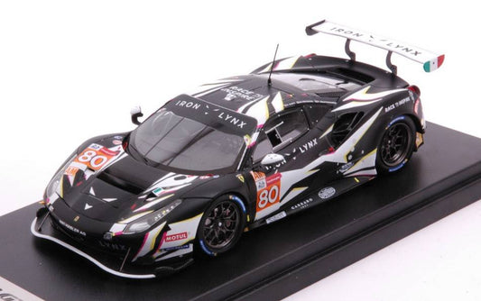 MODELLINO IN SCALA COMPATIBILE CON FERRARI 488 GTE EVO N.80 3rd AM CL.24H LM 2021 CRESS./MASTRON./ILOT 1:43 LOOKSMART LSLM130