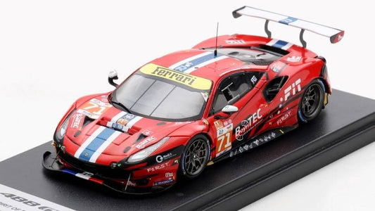 MODELLINO IN SCALA COMPATIBILE CON FERRARI 488 GTE EVO SPIRIT N.71 LM 2022 V.D.DEZOTEUX/RAGUES/AUBRY 1:43 LOOKSMART LSLM150