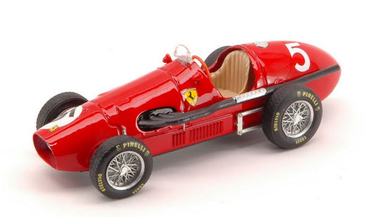 SCALE MODEL COMPATIBLE WITH FERRARI 500 F 2 A.ASCARI 1953 N.5 WINNER BRITISH GP WORLD CHAMPION 1:43 BRUMM BM0044