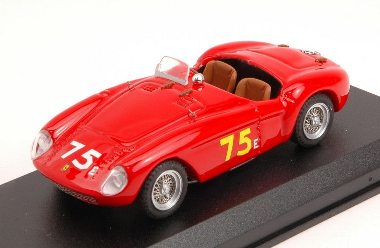 SCALE MODEL COMPATIBLE WITH FERRARI 500 MONDIAL N.75 WINNER SANTA BARBARA 1955 B.PRINGLE 1:43 ART MODEL AM0351