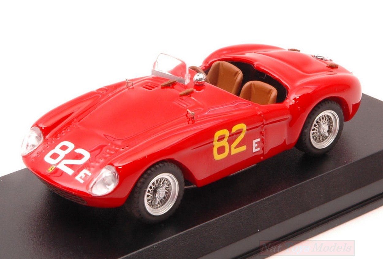 SCALE MODEL COMPATIBLE WITH FERRARI 500 MONDIAL N.82 RETIRED 6 H TORREY PINES 1956 P.HILL 1:43 ART MODEL AM0363