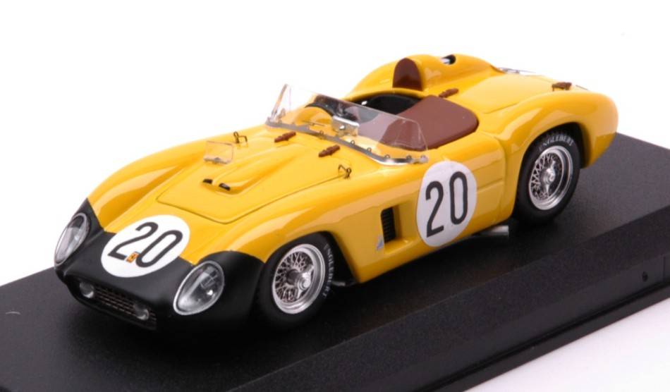 MODELLINO IN SCALA COMPATIBILE CON FERRARI 500 TR N.20 24 H LE MANS 1956 BIANCHI-DE CHANGY 1:43 ART MODEL AM0059-2