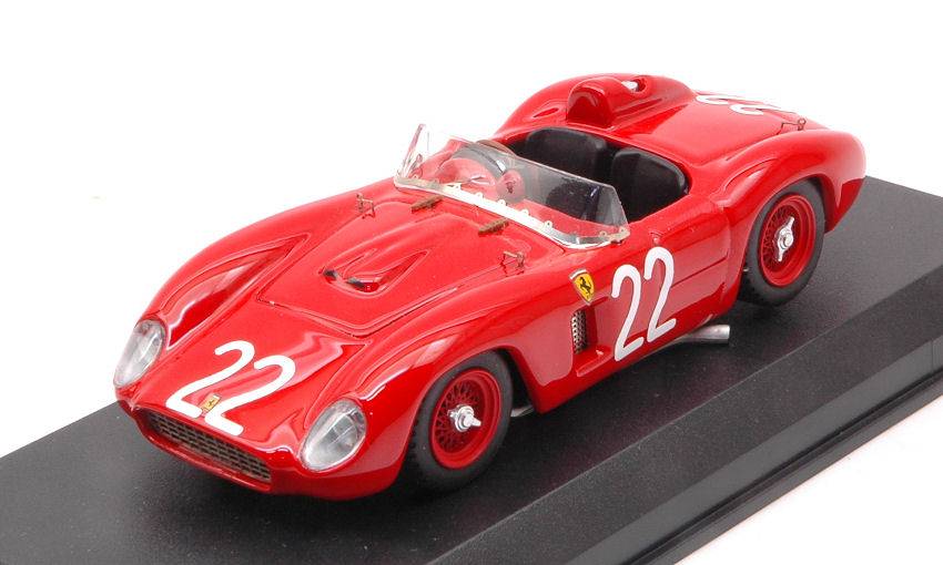 SCALE MODEL COMPATIBLE WITH FERRARI 500 TR N.22 3rd CIRCUITO DI SASSARI 1957 GINO MUNARON 1:43 ART MODEL AM0429