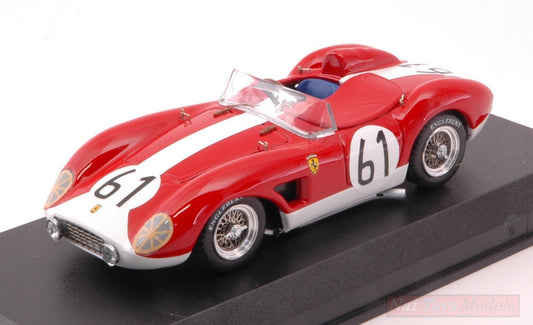 MODELLINO IN SCALA COMPATIBILE CON FERRARI 500 TR N.61 DNF LM 1957 G.KOCHERT-E.BAUER 1:43 ART MODEL AM0040-2