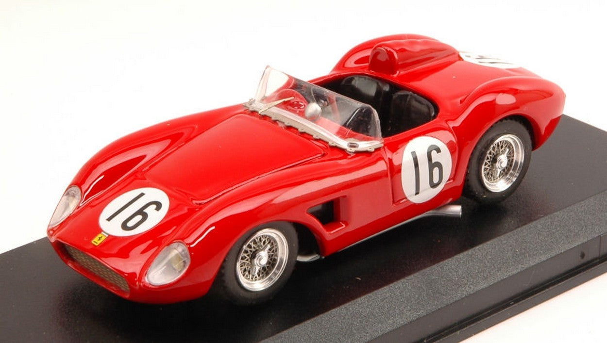 MODELLINO IN SCALA COMPATIBILE CON FERRARI 500 TRC N.16 WINNER VIRGINIA 1957 W.HELBURN 1:43 ART MODEL AM0268