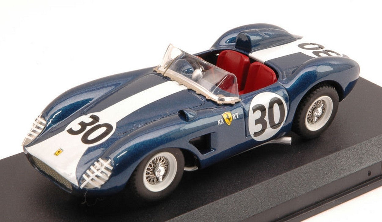 MODELLINO IN SCALA COMPATIBILE CON FERRARI 500 TRC N.30 11th SEBRING 1958 RUBIROSA-MALLE-HELBRUN 1:43 ART MODEL AM0143