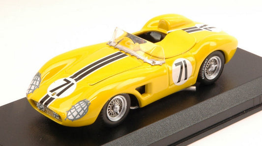 MODELLINO IN SCALA COMPATIBILE CON FERRARI 500 TRC N.71 27th SEBRING 1958 DE LA MESA-GONZALEZ-MENA 1:43 ART MODEL AM0318