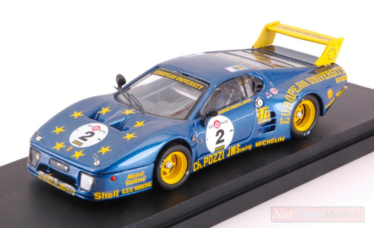 MODELE REDUIT COMPATIBLE AVEC FERRARI 512 BB LM N.2 LE MANS CLASSIC 2010 PAUL KNAPFIELD 1:43 BEST BT9745