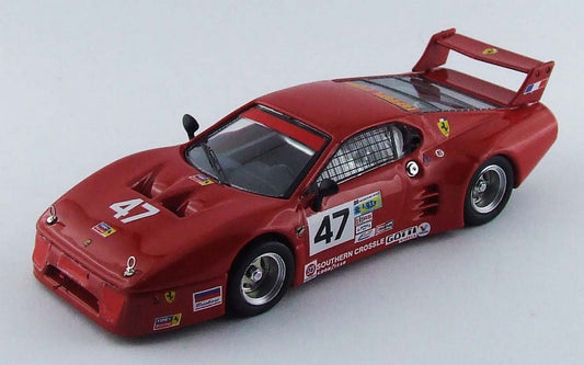 SCALE MODEL COMPATIBLE WITH FERRARI 512 BB LM N.47 RETIRED DAYTONA 1982 DAVIS-DE DRYVER 1:43 BEST MODEL BT9546