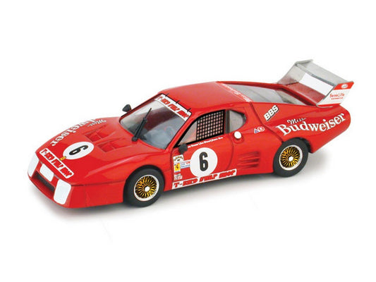 MODELLINO IN SCALA COMPATIBILE CON FERRARI 512 BB LM N.6 23th DAYTONA 1982 WOLLEK-DOEREN-LANIER 1:43 BRUMM BM0213B