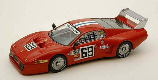 MODELLINO IN SCALA COMPATIBILE CON FERRARI 512 BB LM N.69 36th 24 H DAYTONA 1980 HENN-DIEUDONNE 1:43 BEST MODEL BT9297