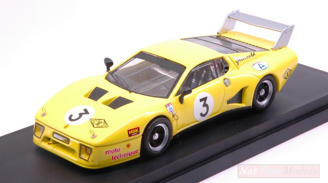 MODELLINO IN SCALA COMPATIBILE CON FERRARI 512 BB N.3 1000 KM FUJI 1981 GRISWOLD-BOND 1:43 BEST MODEL BT9724