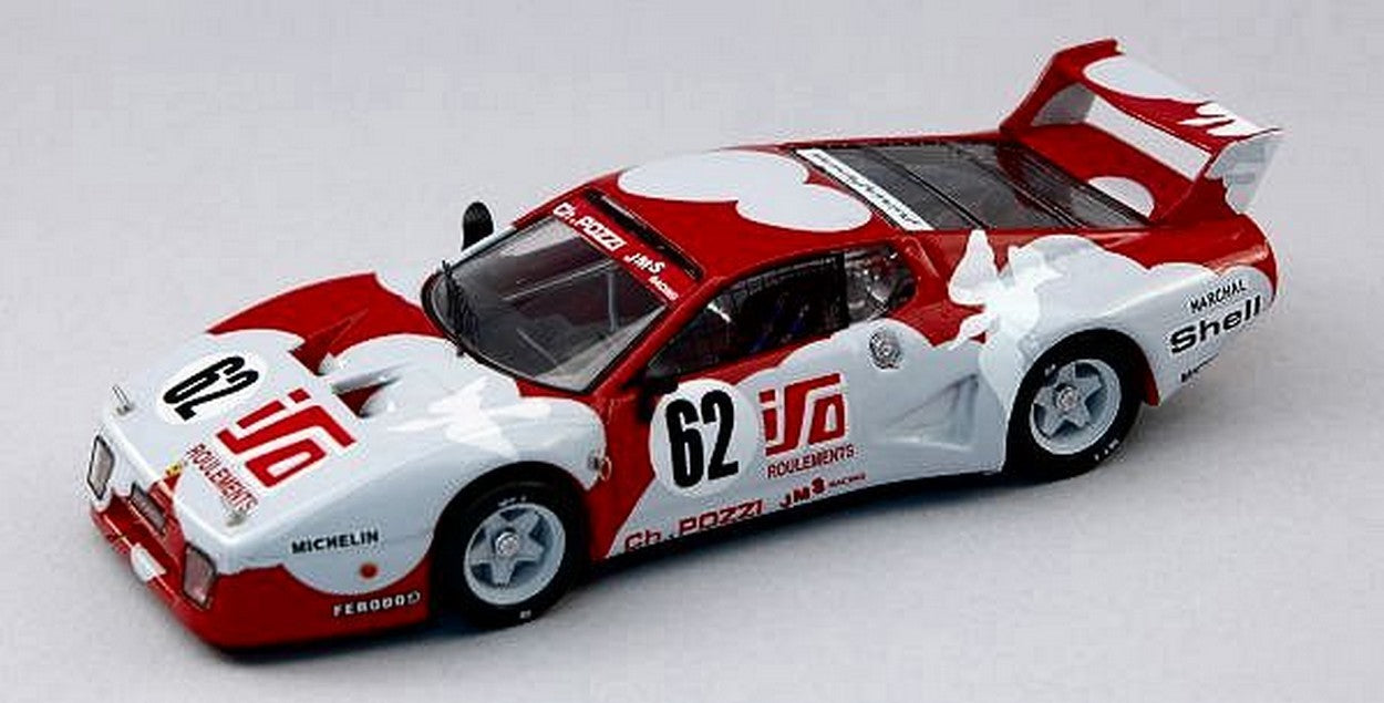 MODELLINO IN SCALA COMPATIBILE CON FERRARI 512 BB N.62 26th LM 1979 ANDRUET-DINI 1:43 BEST MODEL BT9306