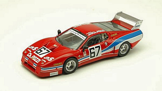 MODELLINO IN SCALA COMPATIBILE CON FERRARI 512 BB N.67 54th DAYTONA 1979 BALLOT LENA-LECLERE-ANDRUET 1:43 BEST MODEL BT9300