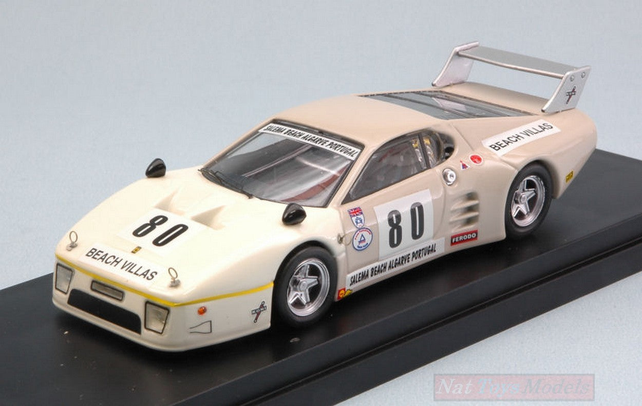 SCALE MODEL COMPATIBLE WITH FERRARI 512 BB N.80 17th 6 H SILVERSTONE 1982 PHILLIPS-EARLE-JONES 1:43 BEST MODEL BT9469