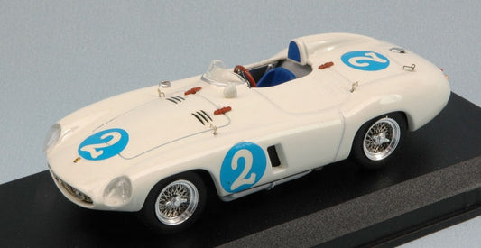 MODELLINO IN SCALA COMPATIBILE CON FERRARI 750 MONZA N.2 2nd PALM SPRING 1956 P.HILL 1:43 ART MODEL AM0156