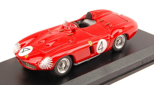 MODELLINO IN SCALA COMPATIBILE CON FERRARI 750 MONZA N.4 6th TOURIST TROPHY 1955 CASTELLOTTI-TARUFFI 1:43 ART MODEL AM0316