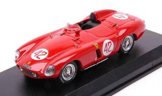 MODELLINO IN SCALA COMPATIBILE CON FERRARI 750 MONZA N.42 G.P.TUNISI BELVEDERE 1955 LUIGI BORDONARO 1:43 ART MODEL AM0448