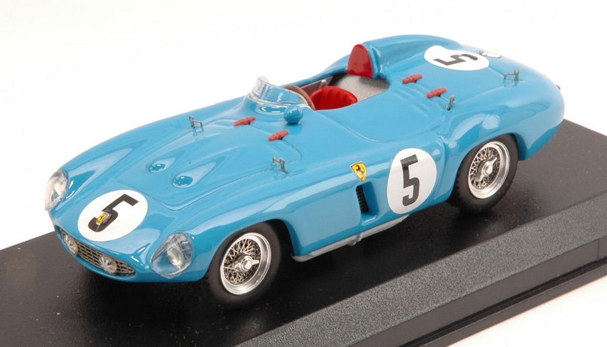 MODELLINO IN SCALA COMPATIBILE CON FERRARI 750 MONZA N.5 3rd 1000 KM PARIGI 1956 PICARD-TRINTIGNANT 1:43 ART MODEL AM0236