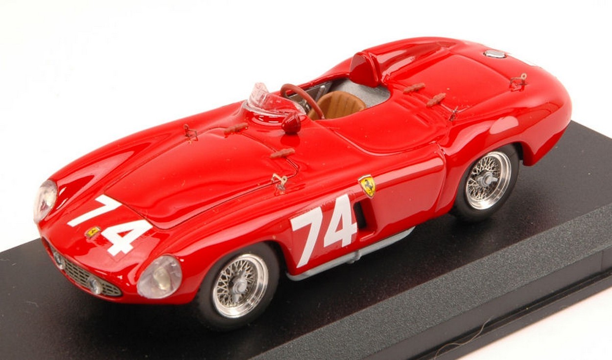 MODELLINO IN SCALA COMPATIBILE CON FERRARI 750 MONZA N.74 ACCIDENT TARGA FLORIO 1955 A.PUCCI-F.CORTESE 1:43 ART MODEL AM0205