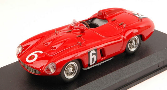 MODELLINO IN SCALA COMPATIBILE CON FERRARI 750 N.6 WINNER 10 H MESSINA 1955 CASTELLOTTI-TRINTIGNANT 1:43 ART MODEL AM0284