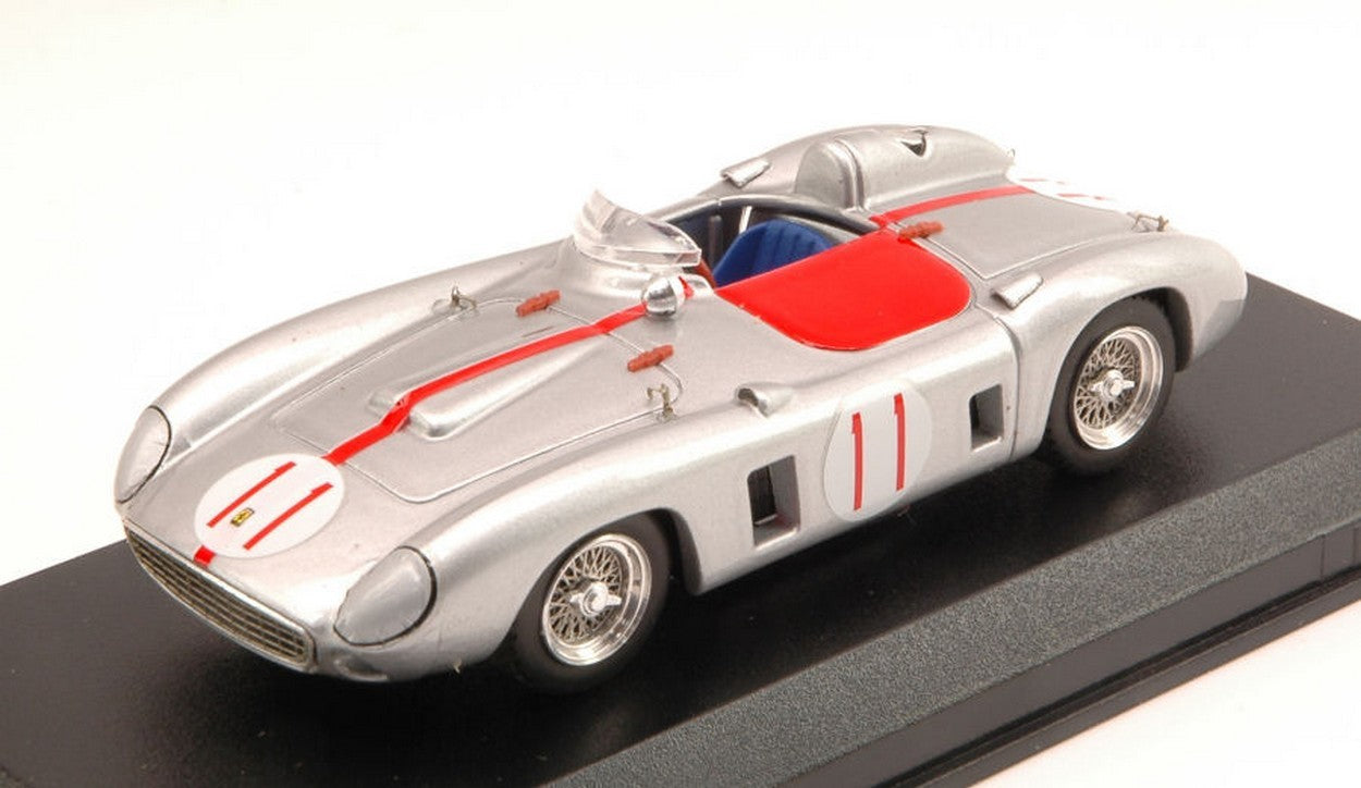 MODELLINO IN SCALA COMPATIBILE CON FERRARI 860 MONZA N.11 WINNER SANTA MARIA ROAD RACES 1956 V.NEUMANN 1:43 ART MODEL AM0306