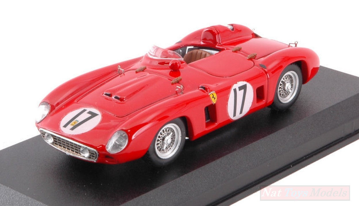 SCALE MODEL COMPATIBLE WITH FERRARI 860 MONZA N.17 WINNER 12 H SEBRING 1956 JMFANGIO-E.CASTELLOTTI ART MODEL AM0256-2