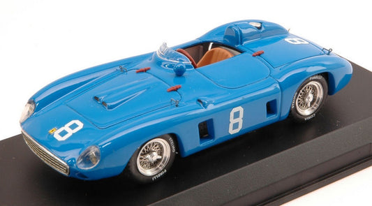 MODELLINO IN SCALA COMPATIBILE CON FERRARI 860 MONZA N.8 RETIRED CUBA 1957 E.CASTELLOTTI 1:43 ART MODEL AM0174