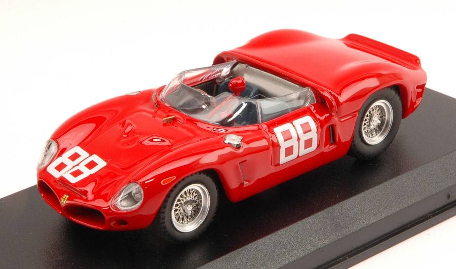 MODELLINO IN SCALA COMPATIBILE CON FERRARI DINO 246 SP N.88 WINNER FREIBURG 1962 L.SCARFIOTTI 1:43 ART MODEL AM0271