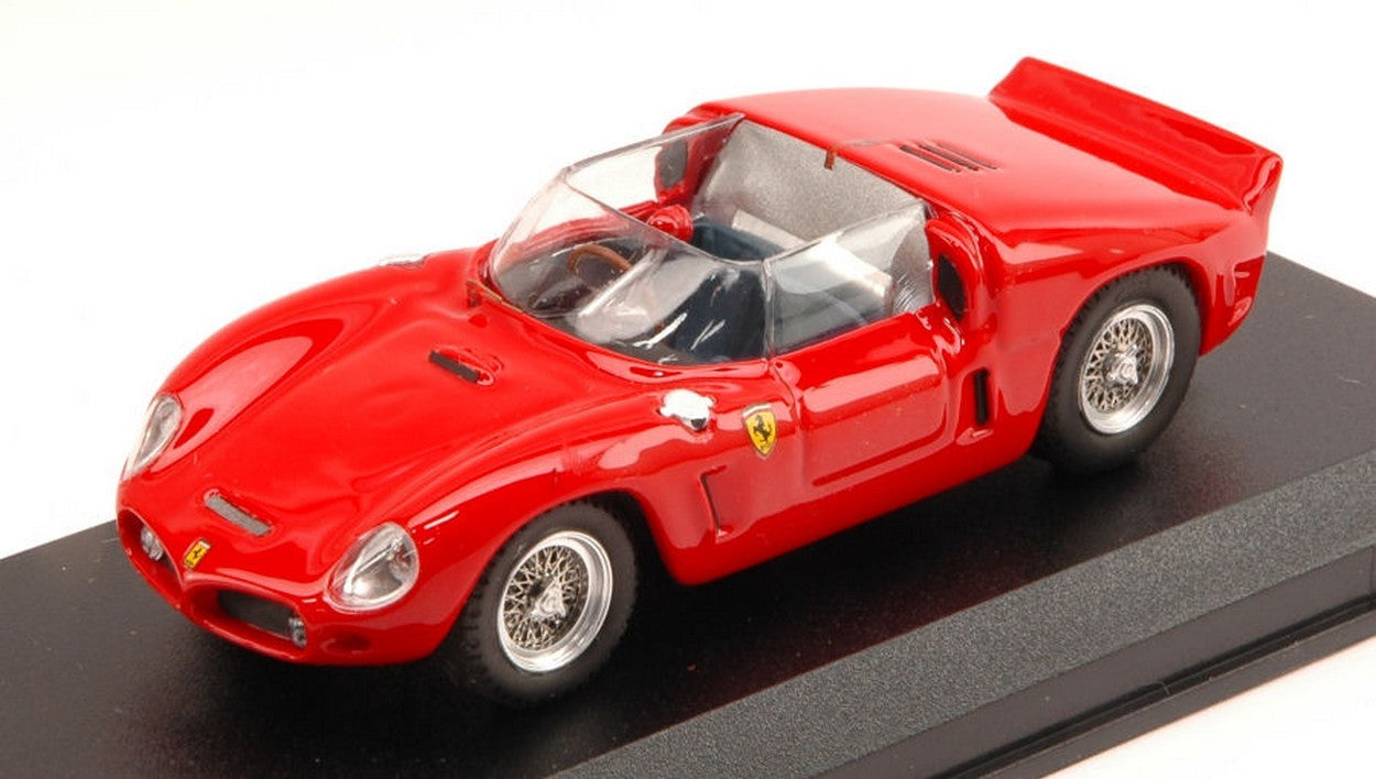 MODELLINO IN SCALA COMPATIBILE CON FERRARI DINO 246 SP PROVA 1961 RED (NEW RESIN) 1:43 ART MODEL AM0259