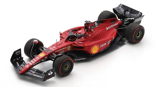 SCALE MODEL COMPATIBLE WITH FERRARI F1-75 N.16 WINNER BAHRAIN 2022 C.LECLERC 1:43 LOOKSMART LSF1041