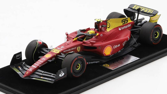 MODÈLE RÉDUIT COMPATIBLE AVEC FERRARI F1-75 N.55 4ème GP D'ITALIE 2022 C.SAINZ 1:18 LOOKSMART LS18F1046