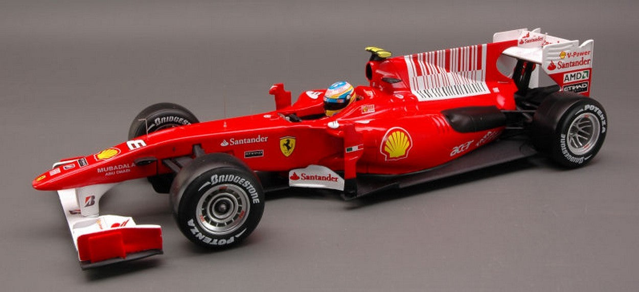 SCALE model COMPATIBLE WITH Ferrari F10 Alonso 2010 Barhain GP 1:18 Elite Hot Wheels HWT6287