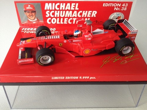 SCALE model COMPATIBLE WITH Ferrari F300 Tower Wing 1998 Schumacher 1:43 Minichamps 510984333