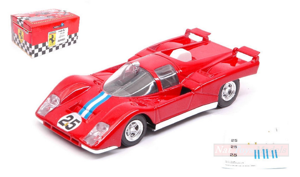 SCALE MODEL COMPATIBLE WITH FERRARI FERRARI 512 M N.25 DNF 24 H DAYTONA 1970 GURNEY-PARSONS 1:43 SOLID SL4605