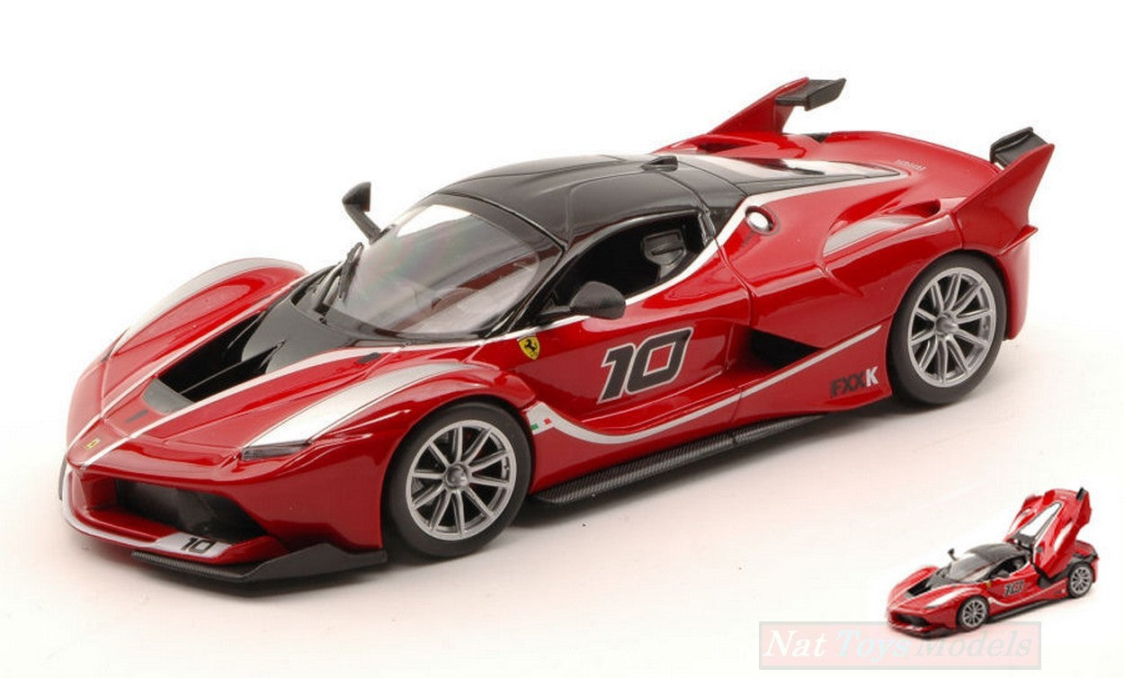 MODELLINO IN SCALA COMPATIBILE CON FERRARI FXX K (KERS) 2014 RED 1:24 BURAGO BU26301R