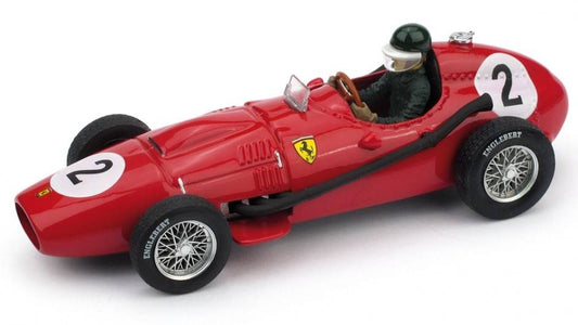 SCALE MODEL COMPATIBLE WITH FERRARI M.HAWTHORN 1958 N.2 2nd GR.BRITAIN GP WORLD CHAMPION W/PILOT1:43 BRUMM BM0068CH