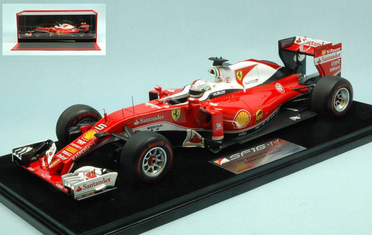 SCALE MODEL COMPATIBLE WITH FERRARI SF16-H S.VETTEL 2016 N.5 AUSTRALIAN GP 2016 WITH DISPLAY CASE 1:18 LOOKSMART LS18F104